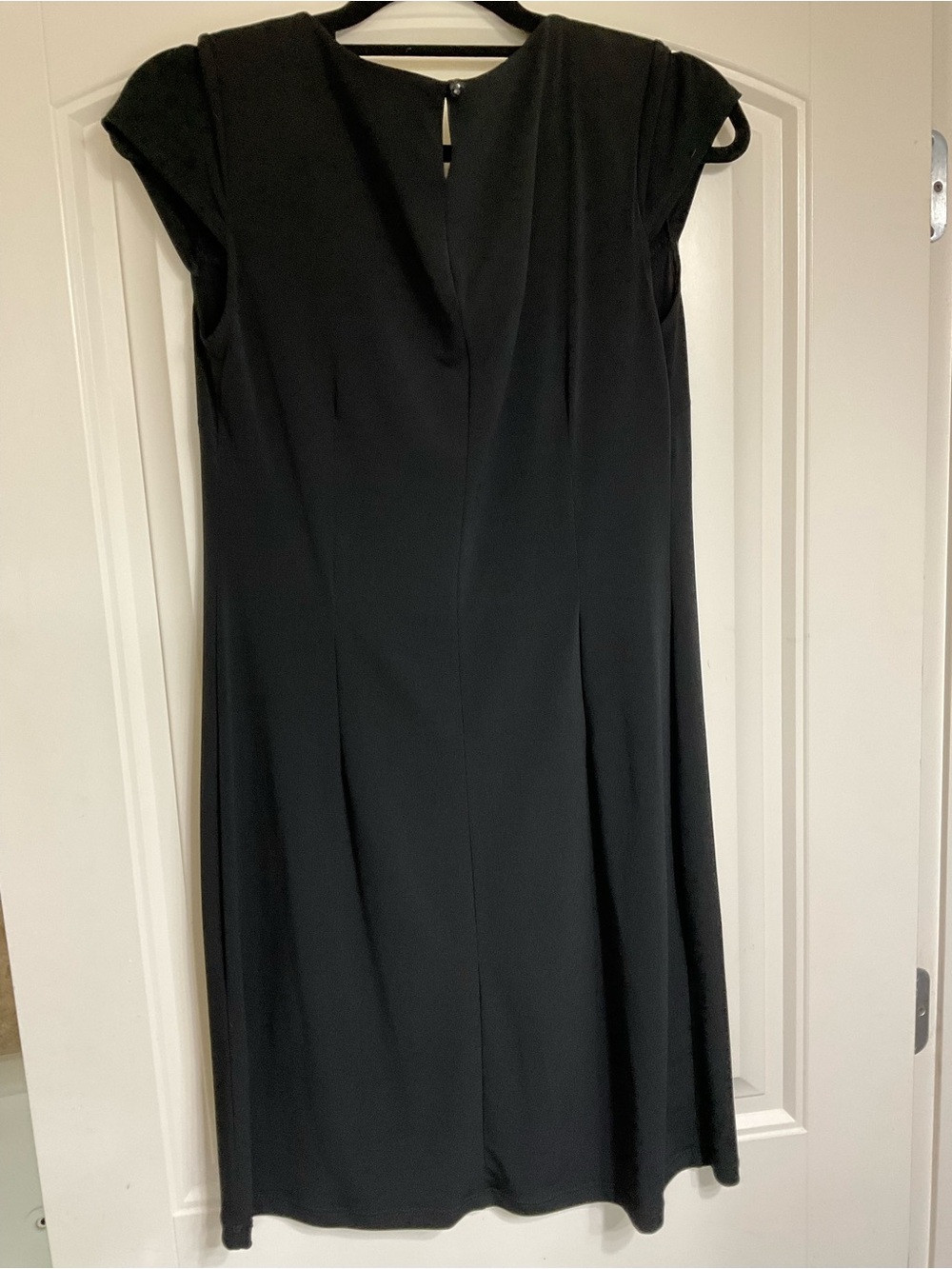 NWOT MSK Black Mini Dress with Silver Embellished Neckline Size 8 - Picture 11 of 11